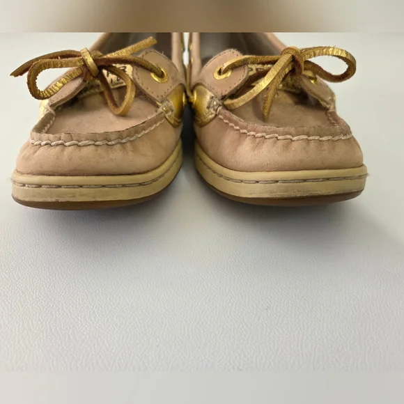 Sperry Gold Metallic Boat Shoes - Top-Sider - Picture 8 of 11